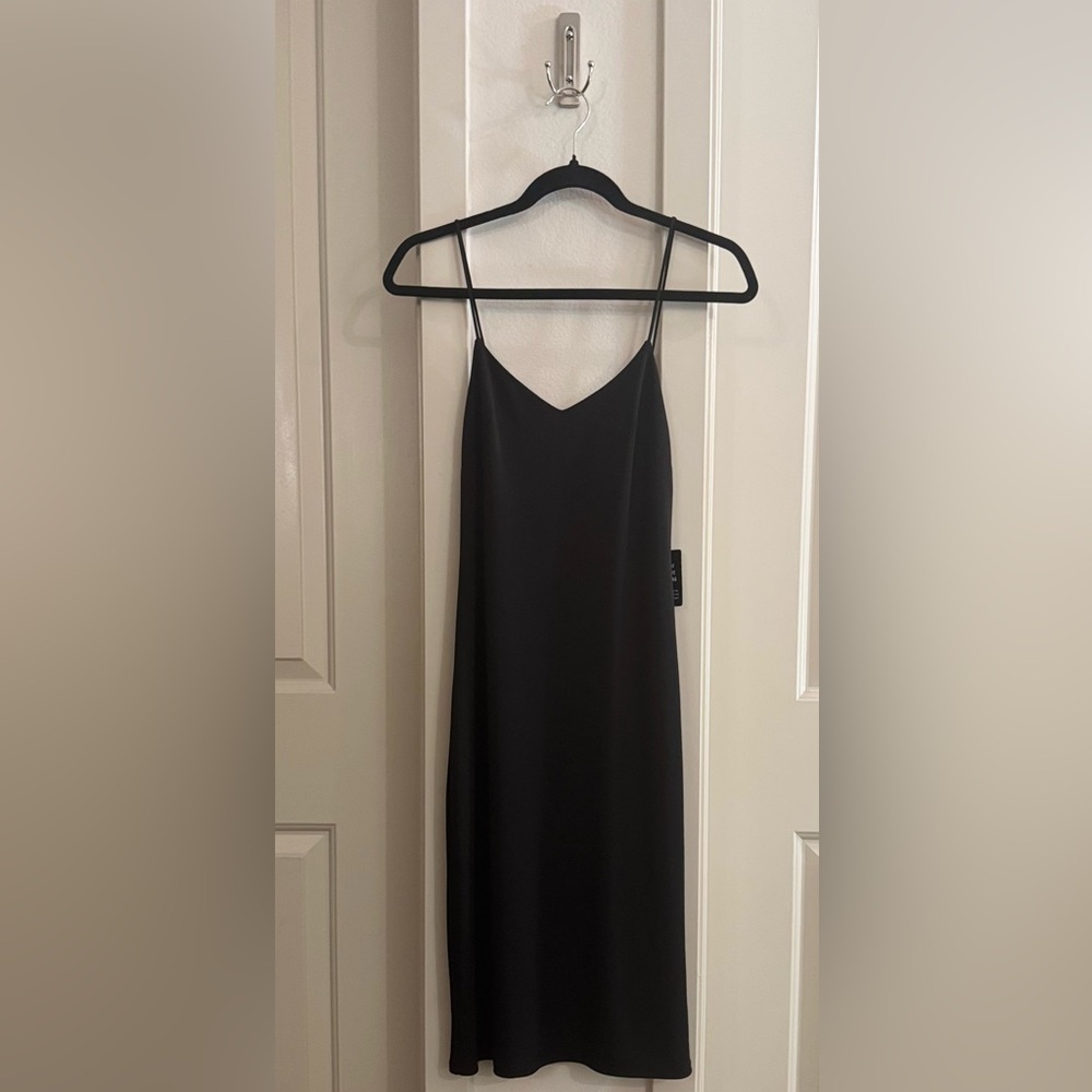 NWT Express Black Casual Midi Dress, Size XS